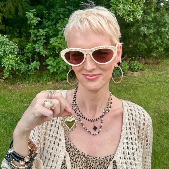 Park Lane Coco Gold Hoop Earrings - Picture 6 of 7